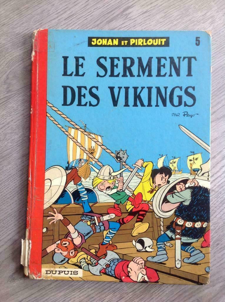 Johan et Pirlouit - HC - réimpression - 1974, Peyo, Enlèvement ou Envoi, Une BD, Utilisé