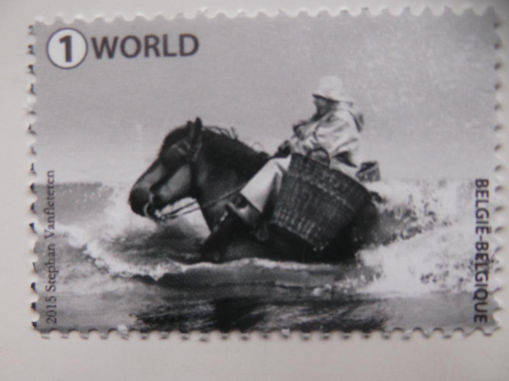 4538 Garnaalvisser - Pêcheur de crevettes MNH, Ophalen of Verzenden, Postfris, Frankeerzegel
