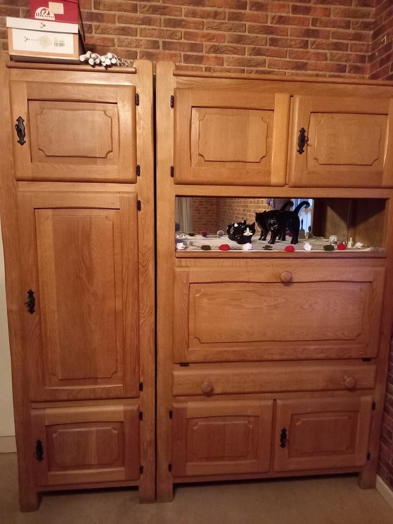 Eiken kast, Antiek en Kunst, Ophalen of Verzenden