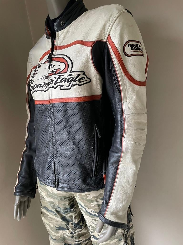 Gilet en cuir Harley-Davidson Screamin Eagle  XL, Enlèvement