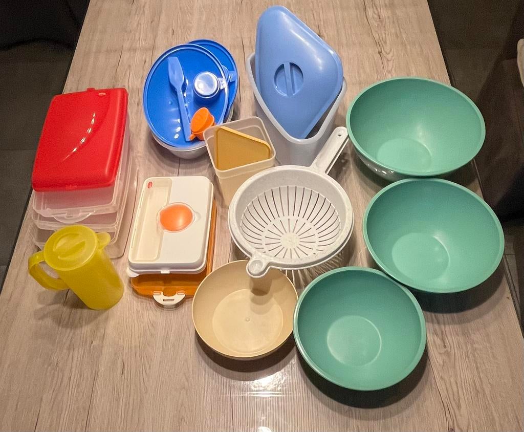 Bewaardozen (Tupperware + andere), Enlèvement, Utilisé