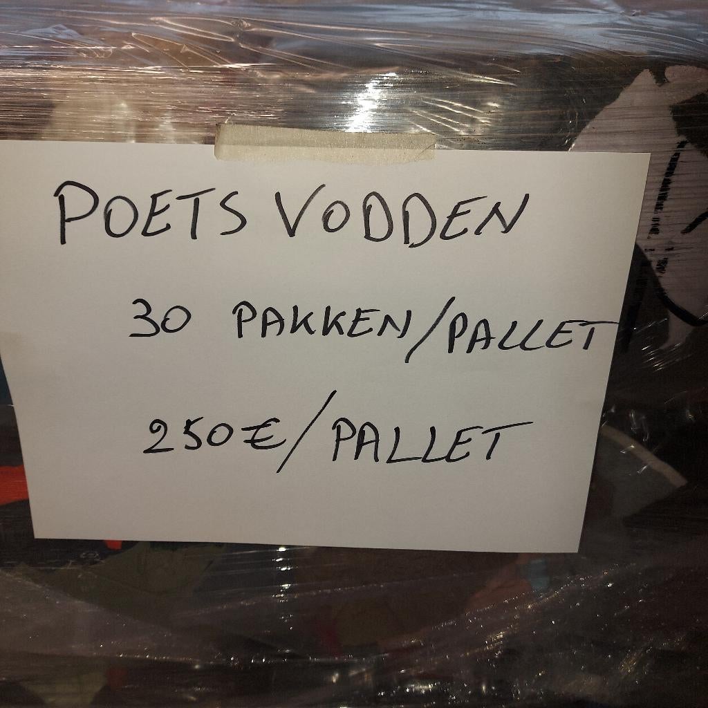 poetslappen, Ophalen