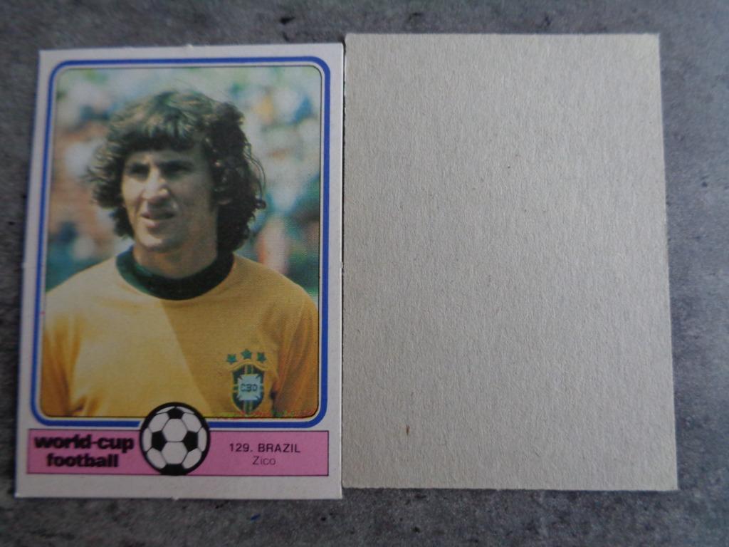 CARTE DE FOOTBALL MONTY GUM Coupe du Monde 1982 ESPANA ZICO, Hobby & Loisirs créatifs, Autocollants & Images, Enlèvement ou Envoi