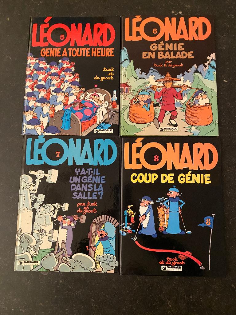 Leonard volume 6 à 8 - EO - Turk, Turk & De Groot., Ophalen of Verzenden, Zo goed als nieuw, Meerdere stripboeken