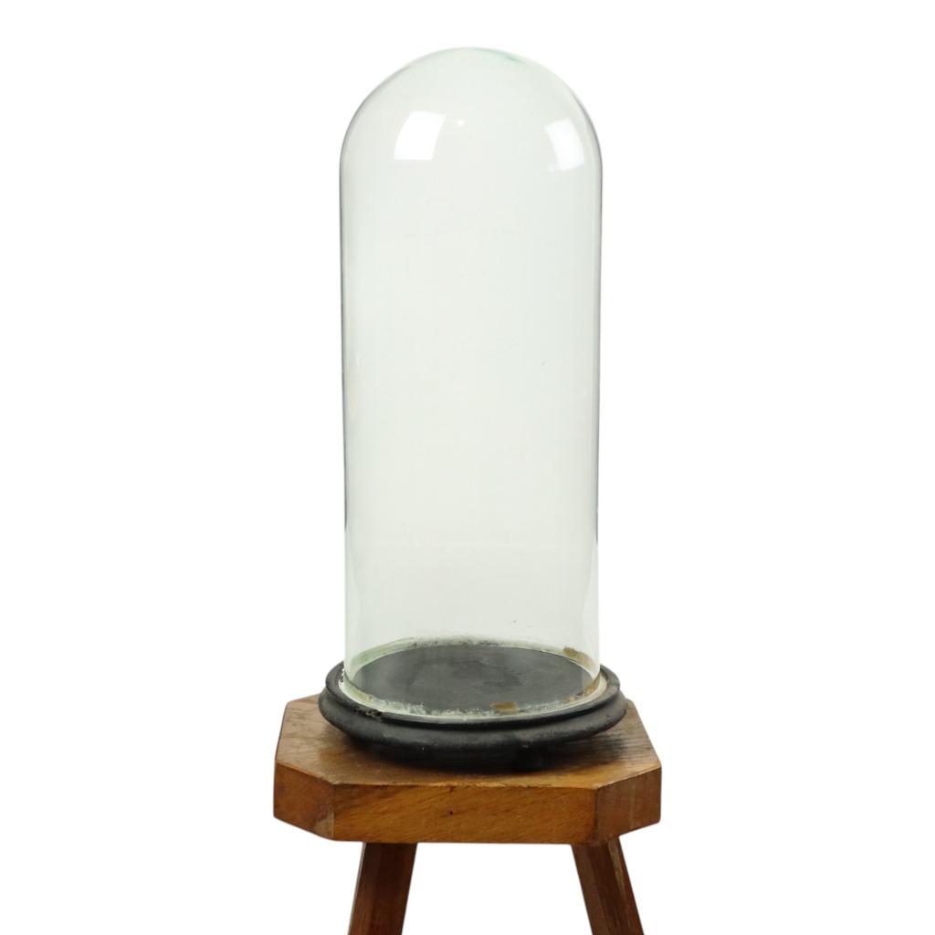 Antieke Stolp Globe Mondgeblazen Glas Begin 20ste Eeuw 46cm, Ophalen of Verzenden