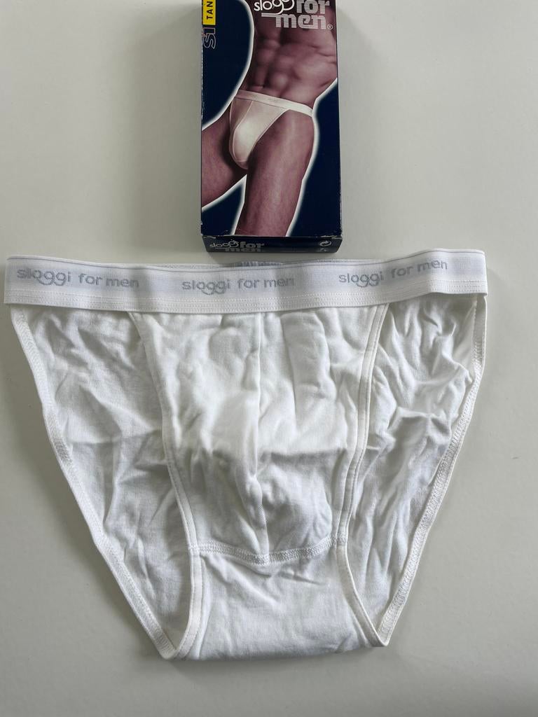 Sloggi pour homme Tanga New, Envoi, Blanc, Sloggi, Slip