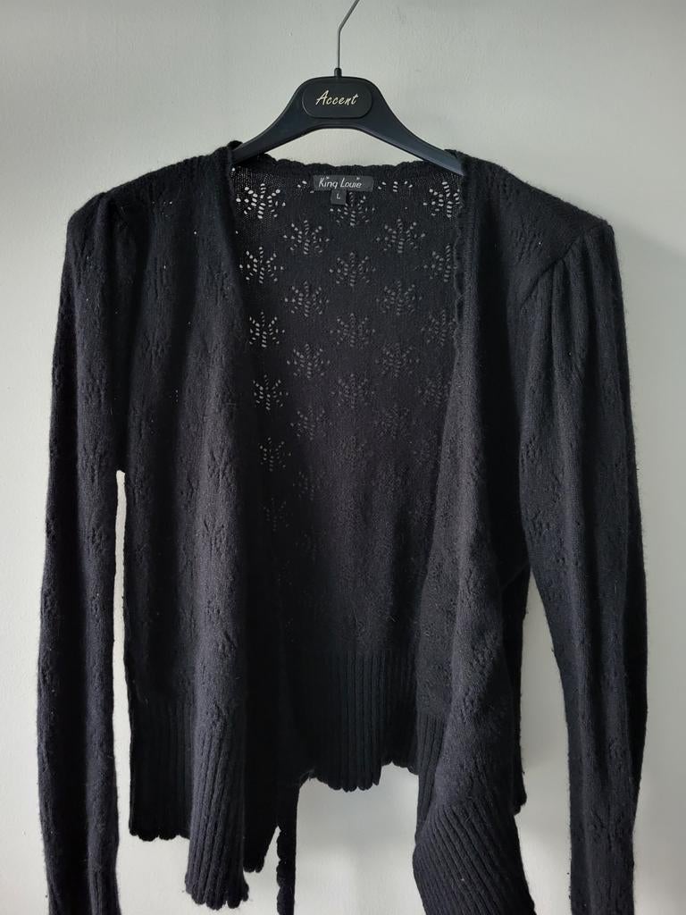 King Louie Cache coeur/ trui lambwool large/38, Taille 38/40 (M), Enlèvement ou Envoi, Comme neuf, King Louie