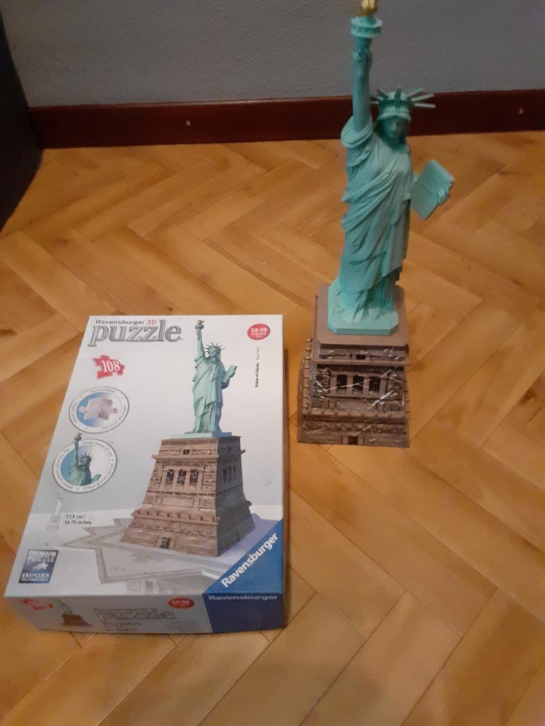 Puzzle 3D Ravensburger-Statue de la liberté, Enlèvement, Plus de 50 pièces, Utilisé, 6 ans ou plus