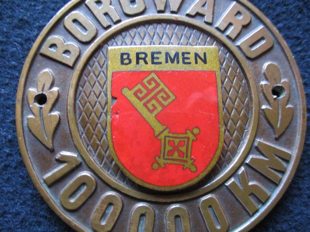 Borgward Bremen - 100000 Km embleem, foto 2