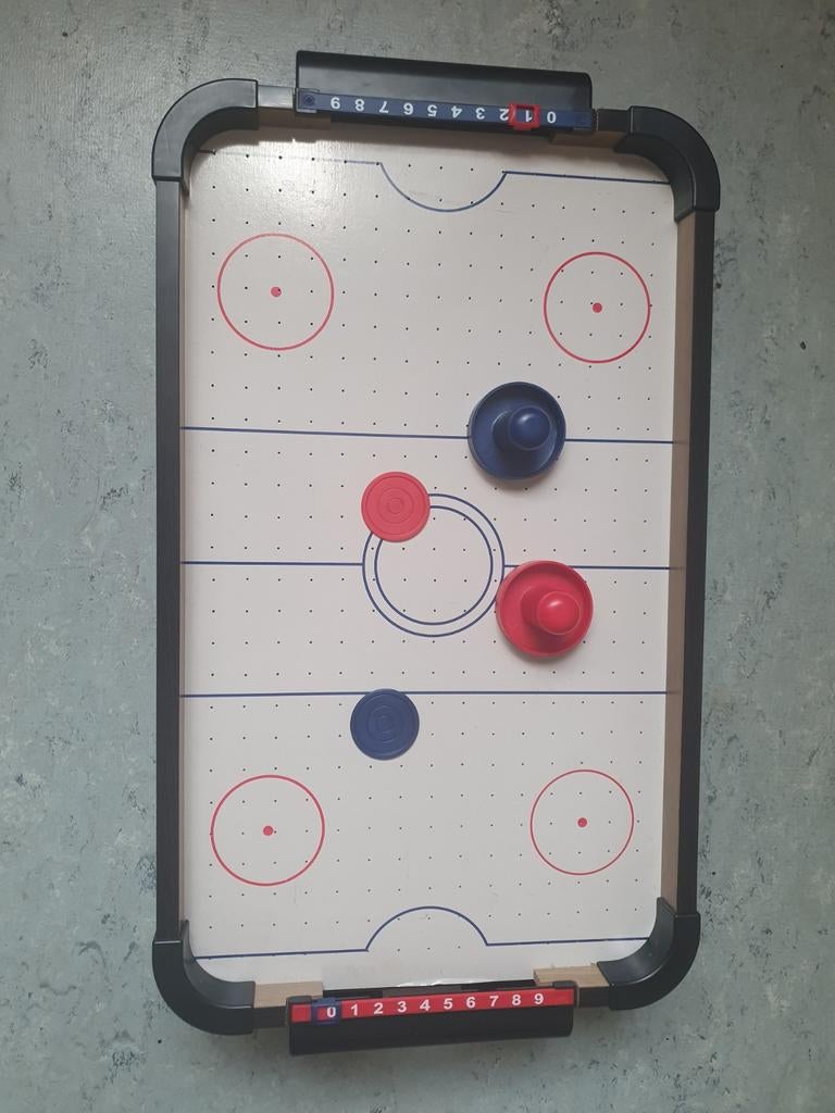 Mini-airhockey, Ophalen