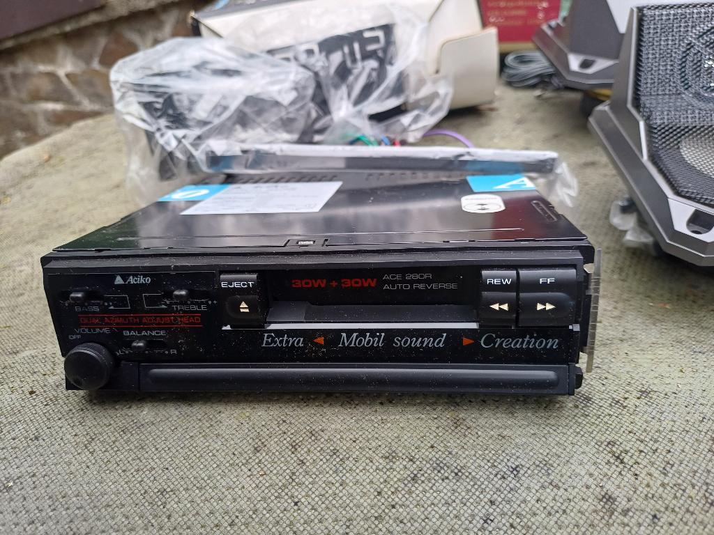 lecteur vintage ACIKO de cassette pour voiture, Enlèvement, Audio et Vidéo