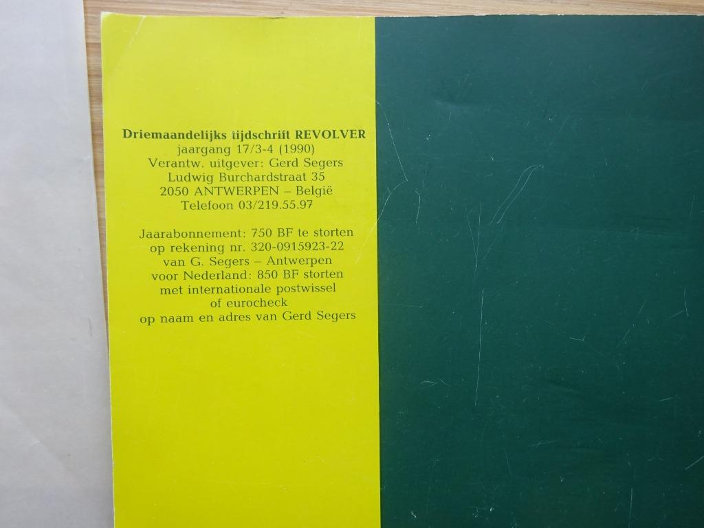 Jan Vanriet, Revolver 1990, Beeldtaal - 26 schetsen als alfa, Boeken, Ophalen of Verzenden, Zo goed als nieuw, Schilder- en Tekenkunst