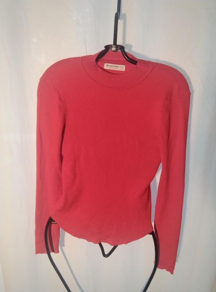 trui Stradivarius, Rouge, Taille 38/40 (M), Comme neuf, Enlèvement