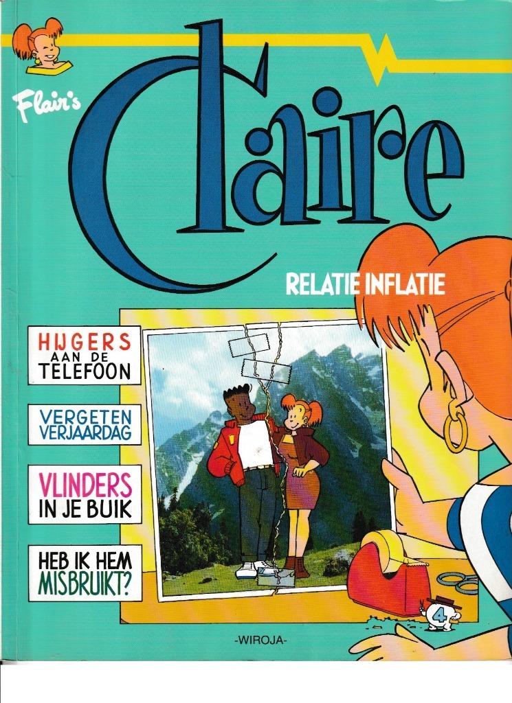Strip : "Claire nr. 4 - Relatie inflatie"., Livres, BD, Envoi