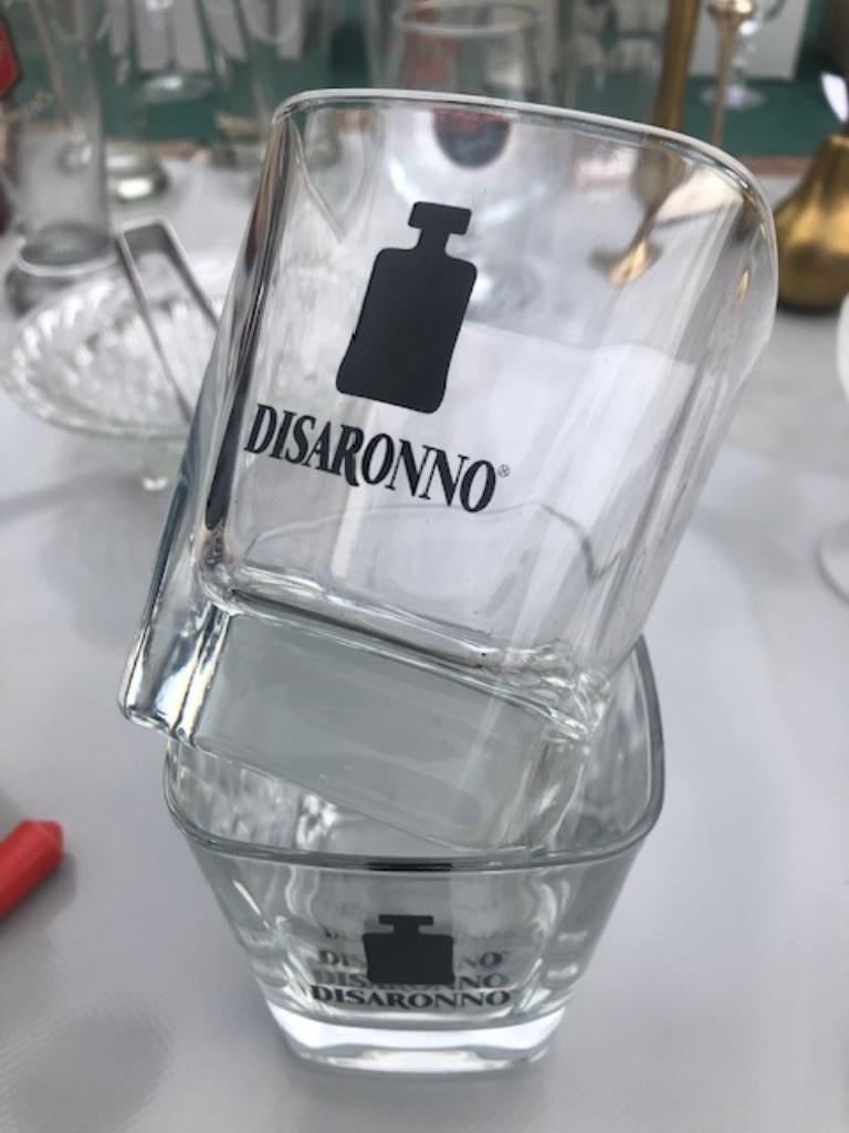 2 disaronno glazen, Enlèvement ou Envoi, Neuf, Autres types