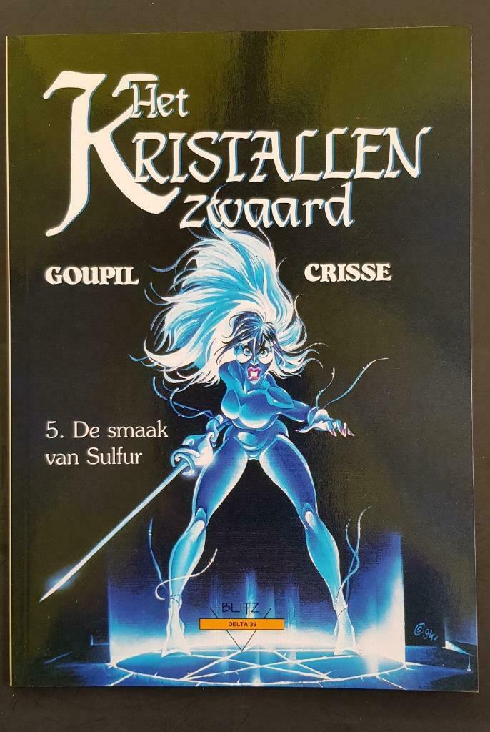Strips Het Kristallen Zwaard Crisse Goupil, Boeken, Meerdere stripboeken, Ophalen, Zo goed als nieuw, Crisse Goupil