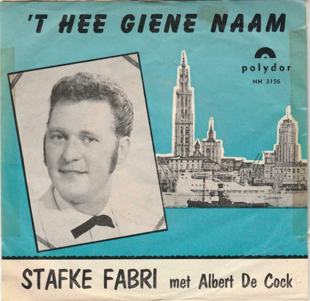 45T: Stafke Fabri: 't hee giene naam, Cd's en Dvd's, Vinyl | Nederlandstalig, Ophalen of Verzenden, Overige formaten