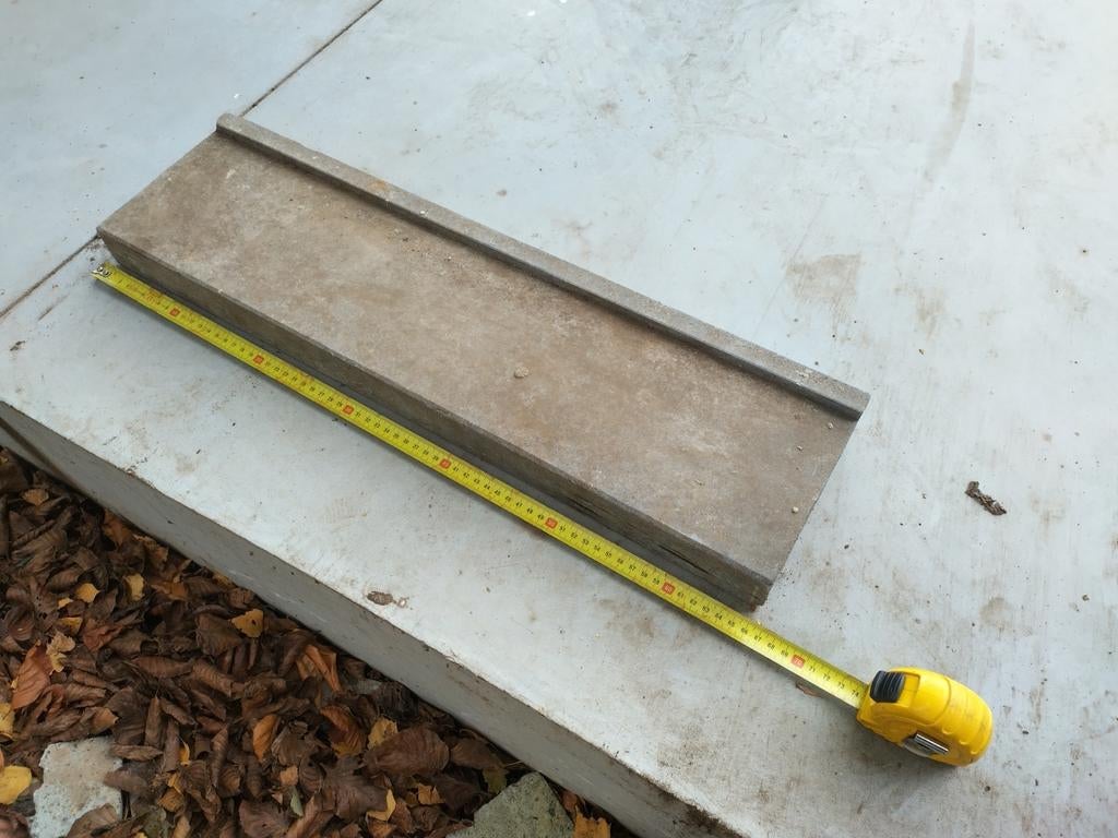 1x blauwe steen / arduin dorpel / raamtablet, Doe-het-zelf en Bouw, Plinten en Afwerking, Ophalen, Hardsteen, Vensterbanken, Zo goed als nieuw