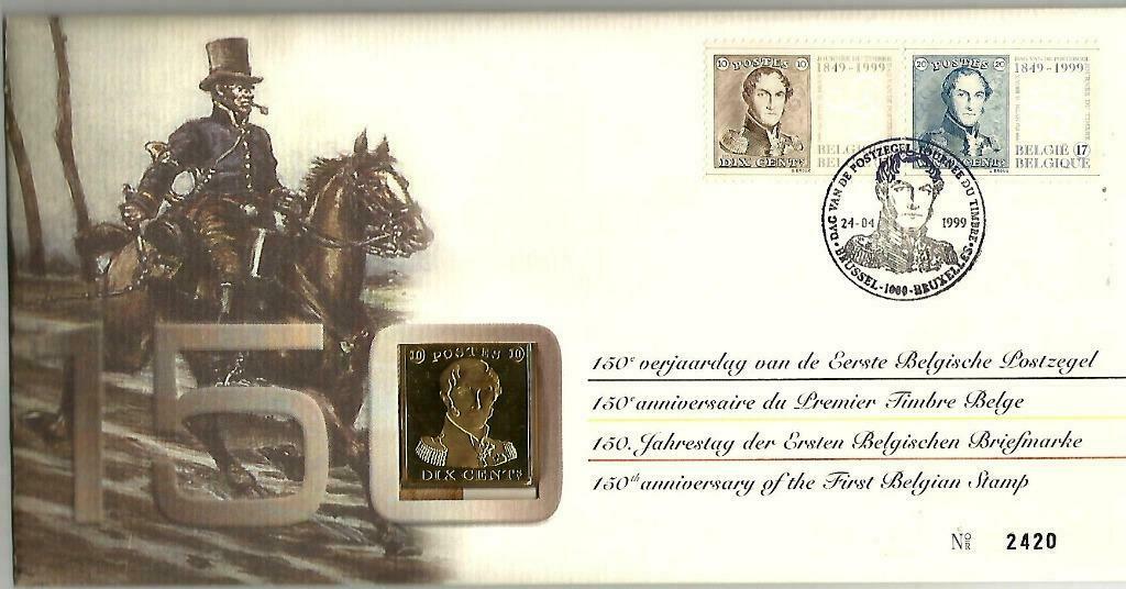België 1999 - Numisletter OBP2817 150 j. Belgische postzegel, Enlèvement ou Envoi, Non oblitéré, Gomme originale, Maison royale