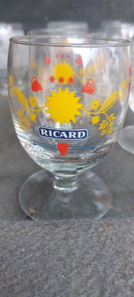 Verre ricard pastis de Marseille, Enlèvement ou Envoi, Comme neuf