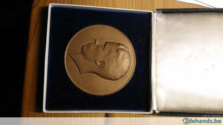 Medaille Brons Boudewijn, Verzamelen, Ophalen, Gebruikt
