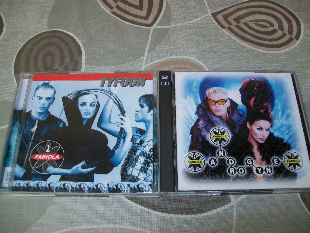Cd - 2 Fabiola - Tyfoon - Androgyne, Cd's en Dvd's, Ophalen of Verzenden, Dance Populair