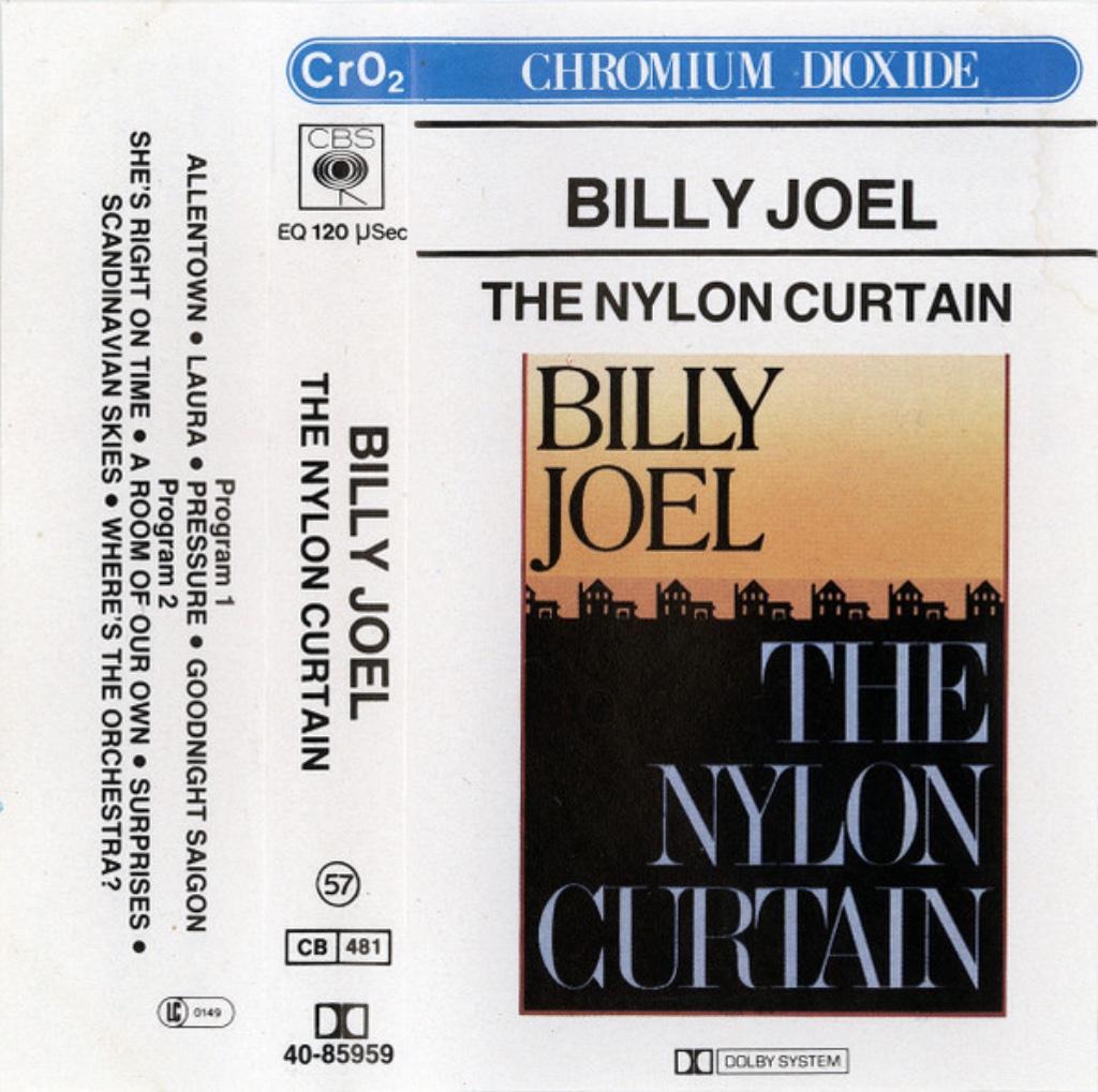 Billy Joel - Le rideau de nylon (cassette), Enlèvement ou Envoi, Originale, Comme neuf, 1 cassette audio