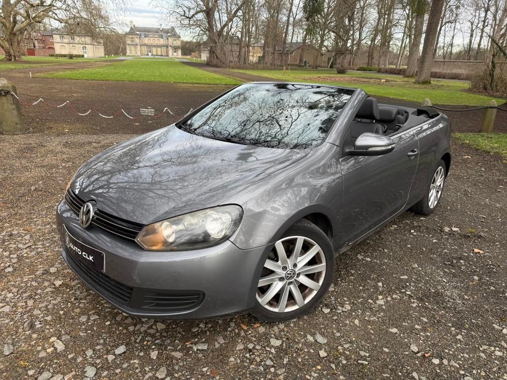 Vw Golf Cabriolet 1.4i BENZINE AUTOMAAT 160 PK Euro5B!!, Auto's, Volkswagen, Zwart, 4 cilinders, 118 kW, 1400 cc