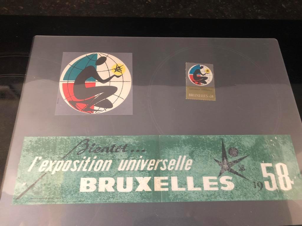 expo 58 diversen, Collections, Marques & Objets publicitaires, Envoi, Utilisé, Autres types