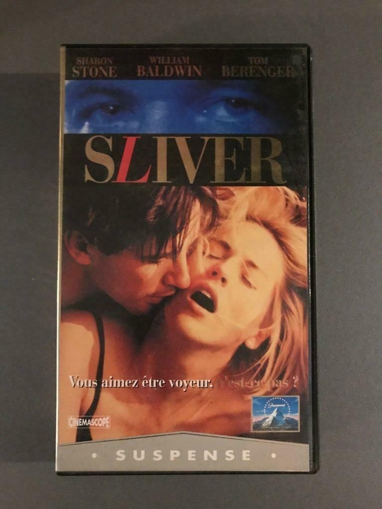 VHS Sliver, Cd's en Dvd's, VHS | Film, Vanaf 12 jaar, Ophalen of Verzenden, Gebruikt, Thrillers en Misdaad