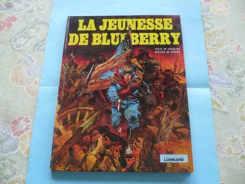 La Jeunesse de Blueberry N°1-EO de 1975 cotée 70 euros, Une BD, Enlèvement ou Envoi, Utilisé