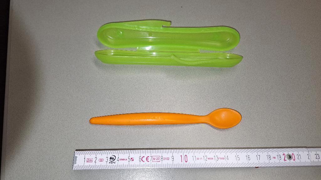 Tupperware lepel in doos, Ophalen of Verzenden, Gebruikt, Groen