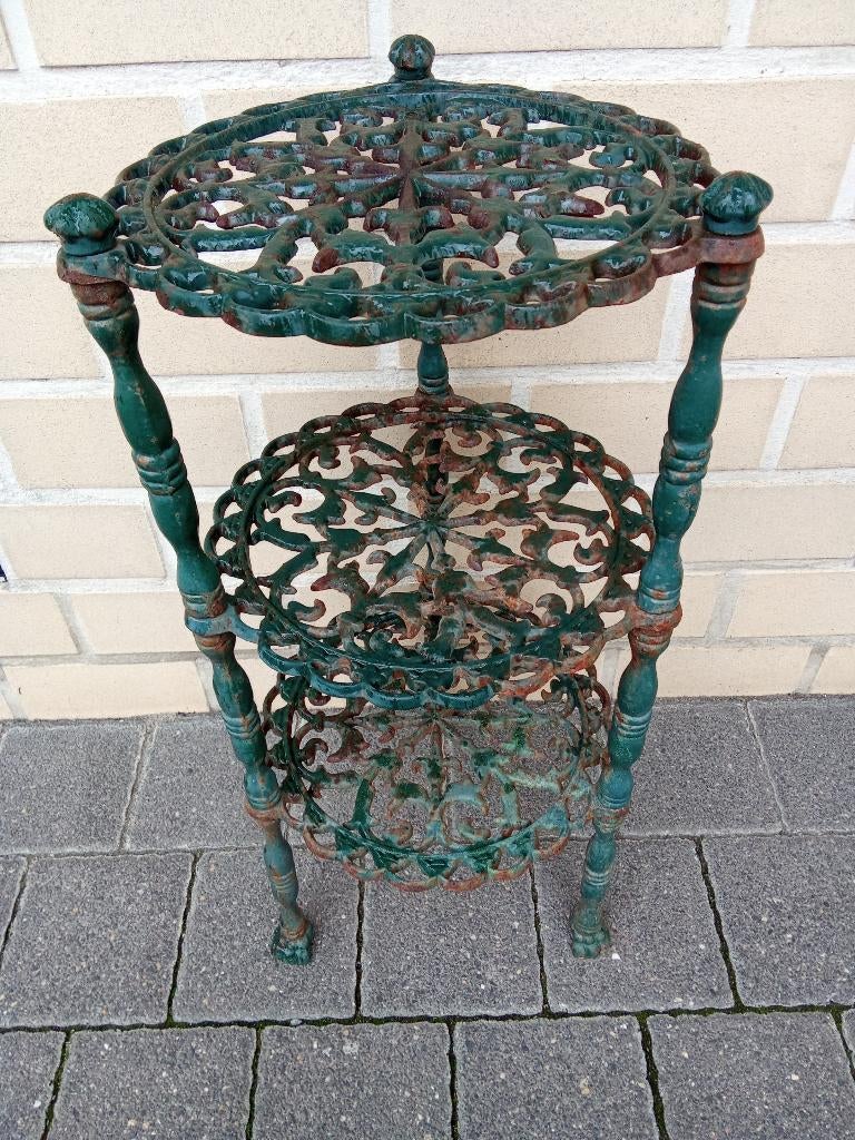 PLANTEN TAFEL GIETIJZER, Tuin en Terras, Ophalen, Gebruikt