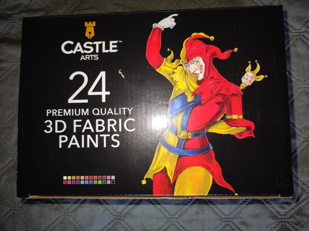 Coffret peintures acryliques neuf, Envoi