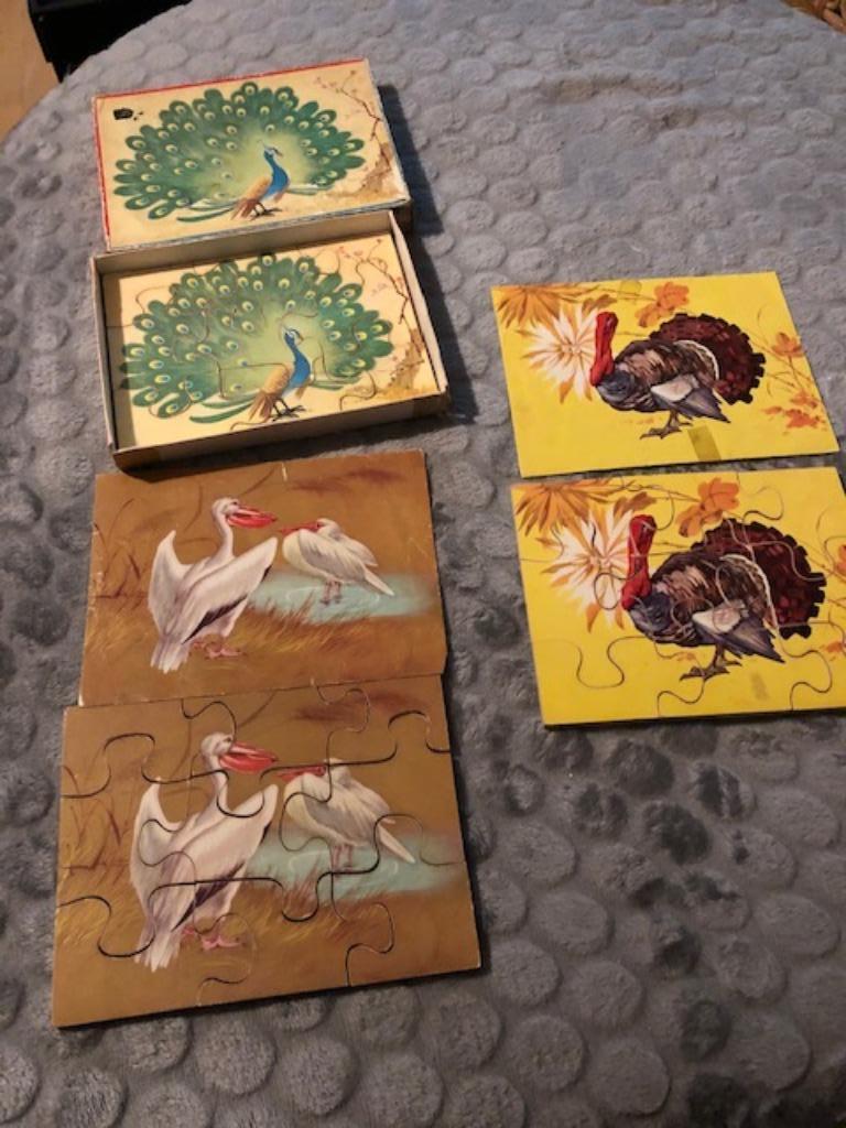 Retro puzzel, Chinese makelij 3 puzzels aanwezig, Antiek en Kunst, Ophalen of Verzenden