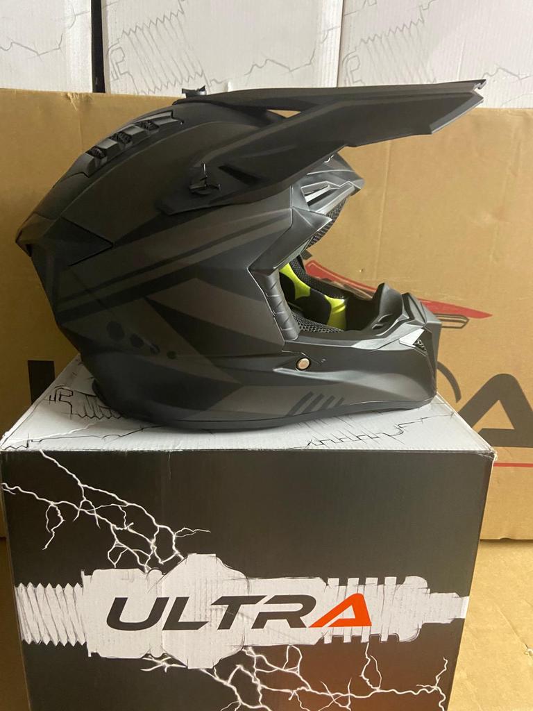 🚀Nieuw🚀Motorcross Helm Ultra Motocross S/M/L/XL, Motoren, Ophalen of Verzenden, Nieuw met kaartje, Offroadhelm, Kinderen