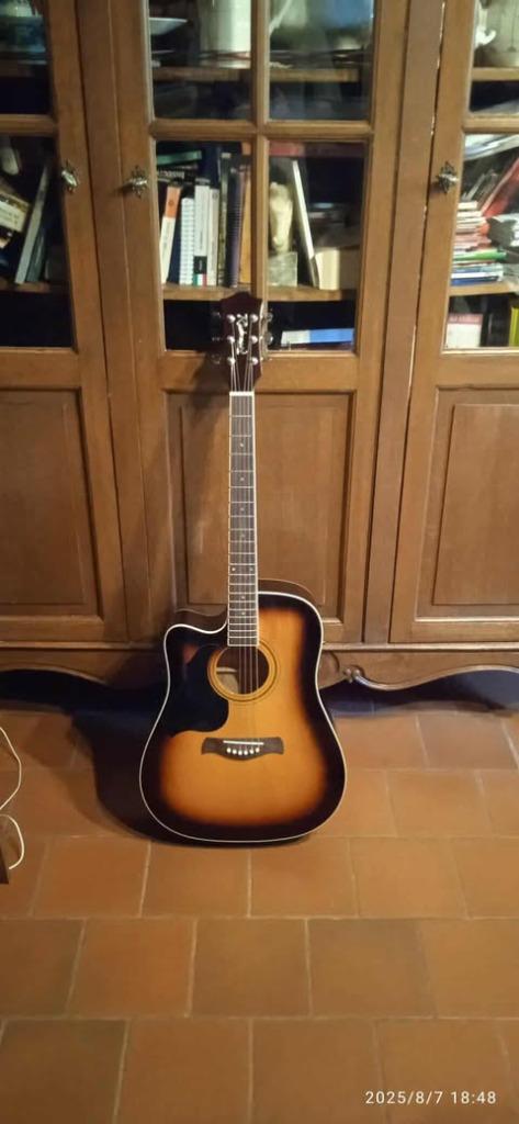 Guitare électroacoustique gaucher, Musique & Instruments, Enlèvement, Comme neuf, Hollow body, Autres marques