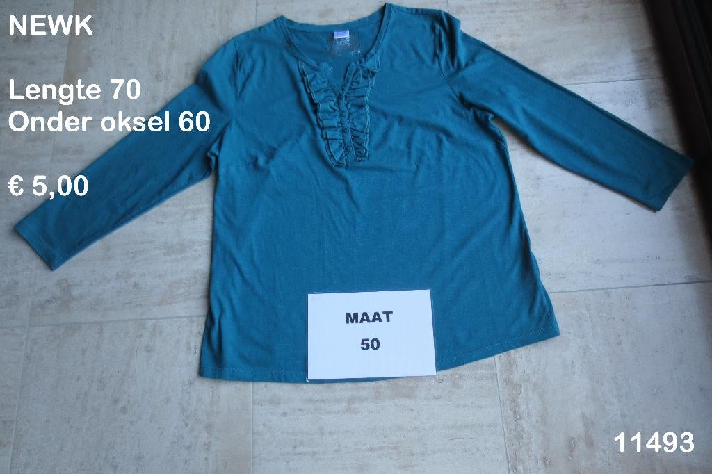 Shirt LM New K 50 foto 11493., Kleding | Dames, New K, Ophalen of Verzenden, Gedragen