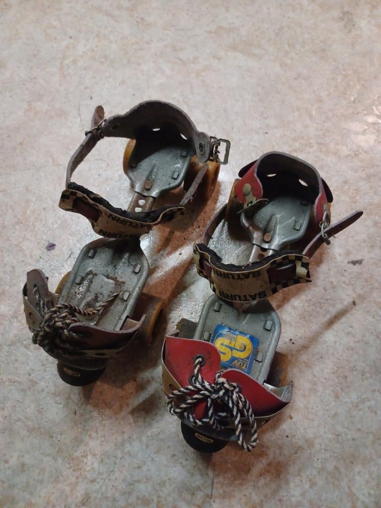Vintage rolschaatsen maat 38/39, Ophalen, Verstelbaar, Gebruikt
