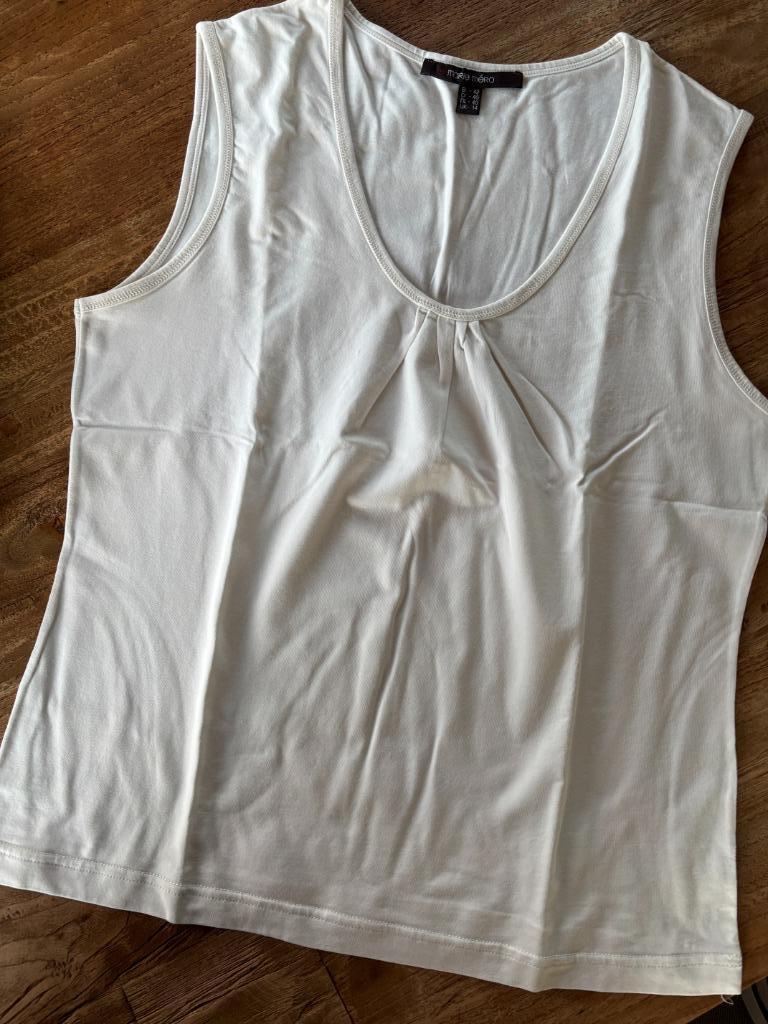 Topje Marie Méro maat 42, Kleding | Dames, Wit, Maat 42/44 (L), Marie Méro, Ophalen of Verzenden
