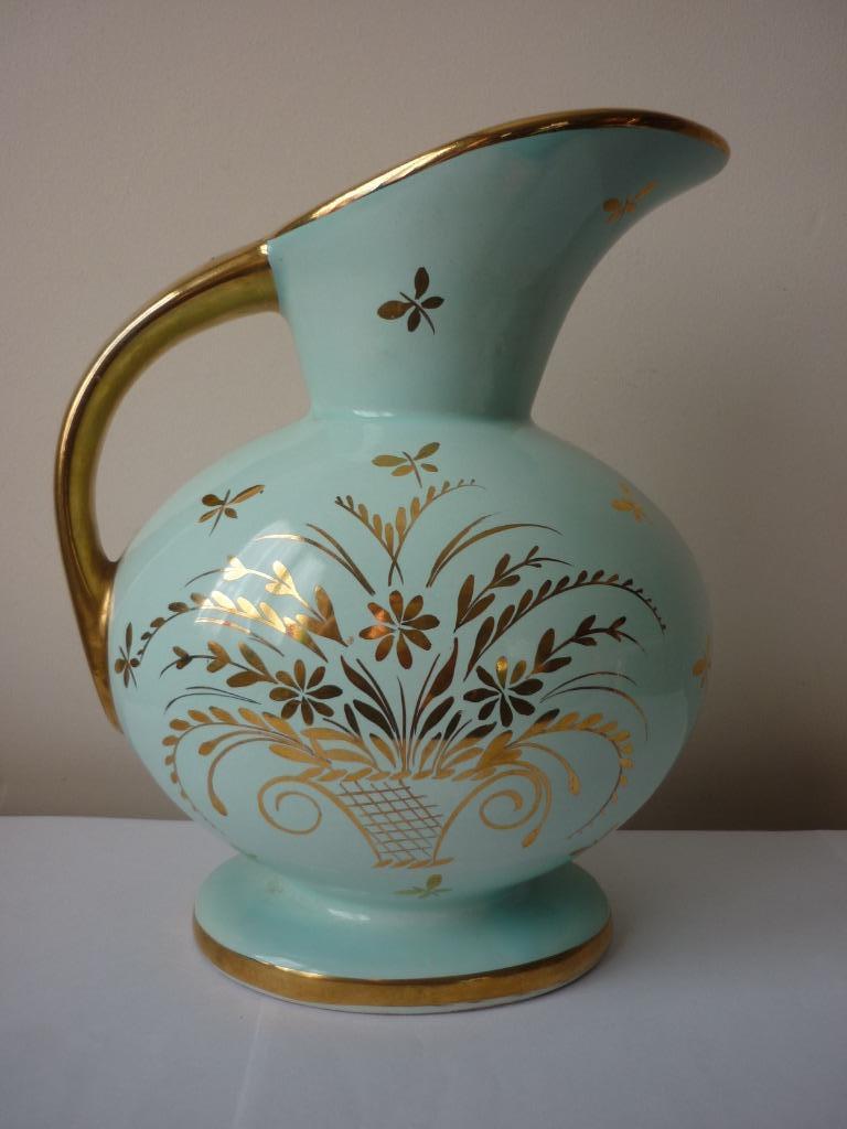 Céramique Montoise - Antoine Dubois - Bleu turquoise, Antiquités & Art, Antiquités | Vases, Enlèvement ou Envoi