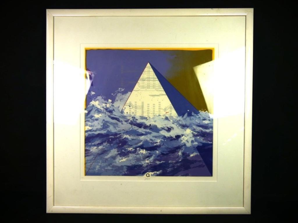 Q abstract werk Martin R. Baeyens, Antiek en Kunst, Ophalen