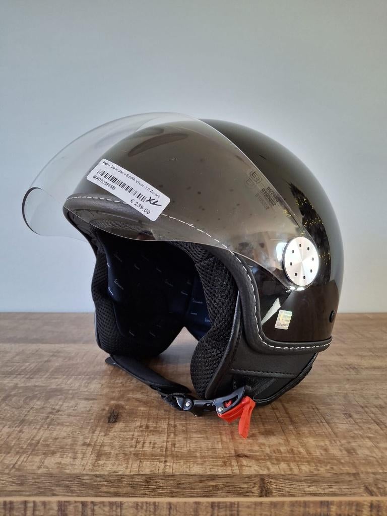 STOCKDEALS! Motorhelm Jet - Vespa Visor 3.0 (meerdere maten), Motoren, Dames, Ophalen, Nieuw met kaartje, Overige merken