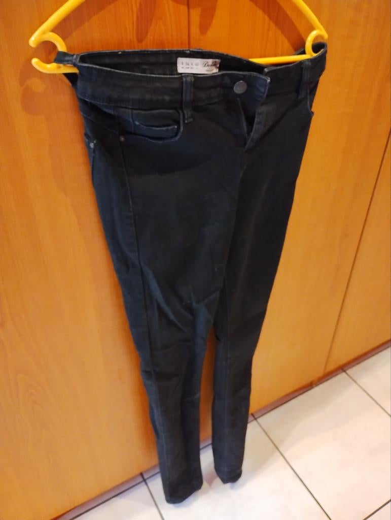 Zwarte stretch skinny jeans Denim Co. m. 36, Ophalen of Verzenden