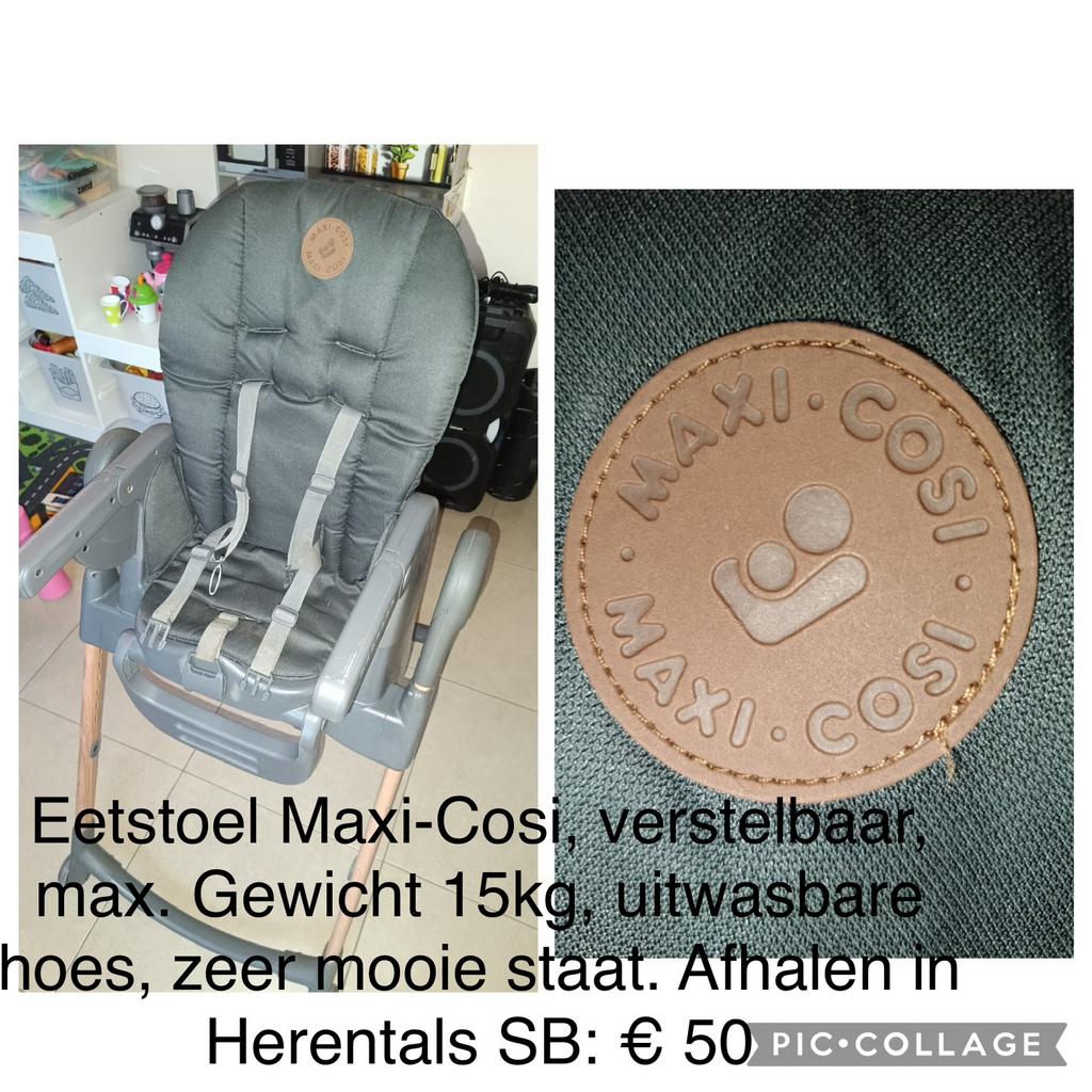 Eetstoel Maxi-Cosi, Kinderen en Baby's, Kinderstoelen, Ophalen, Gebruikt, Meegroeistoel, Afneembaar eetblad