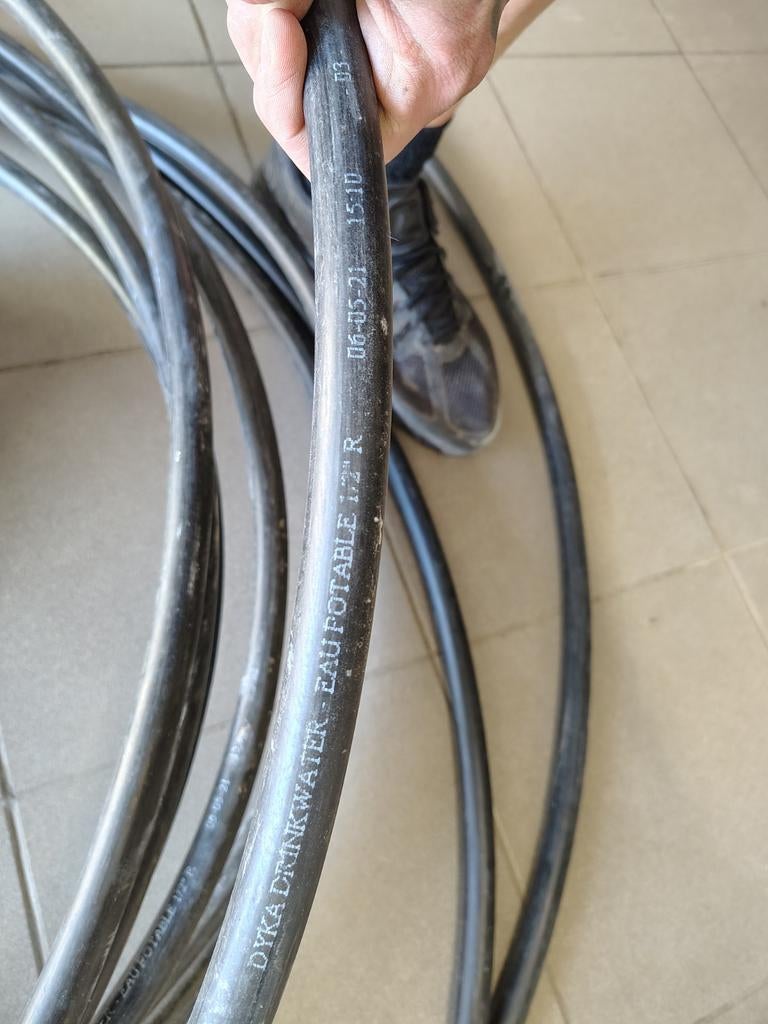 25 meter en 10 meter  versterkte waterdarm 22mm, Doe-het-zelf en Bouw, Ophalen