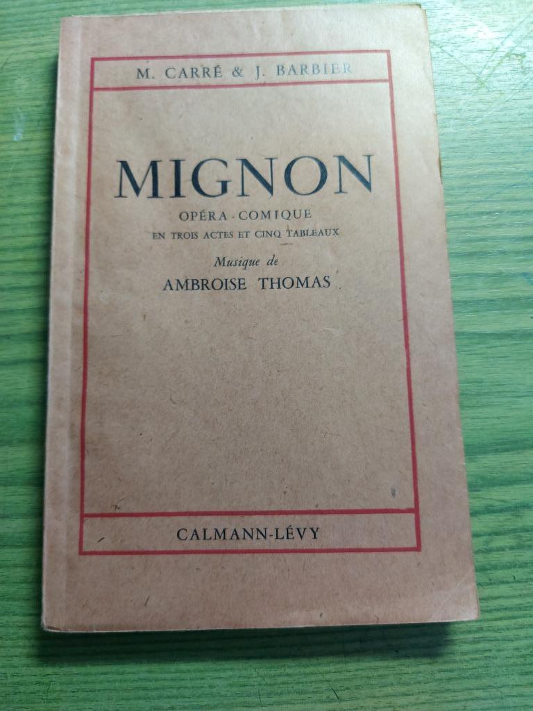 mignon opéra comique, Ophalen of Verzenden