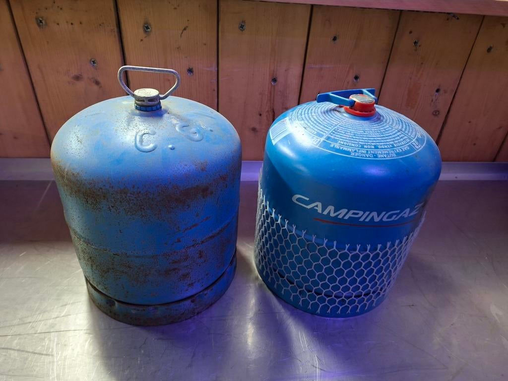 Campinggaz type 907  3/4 vol, Ophalen