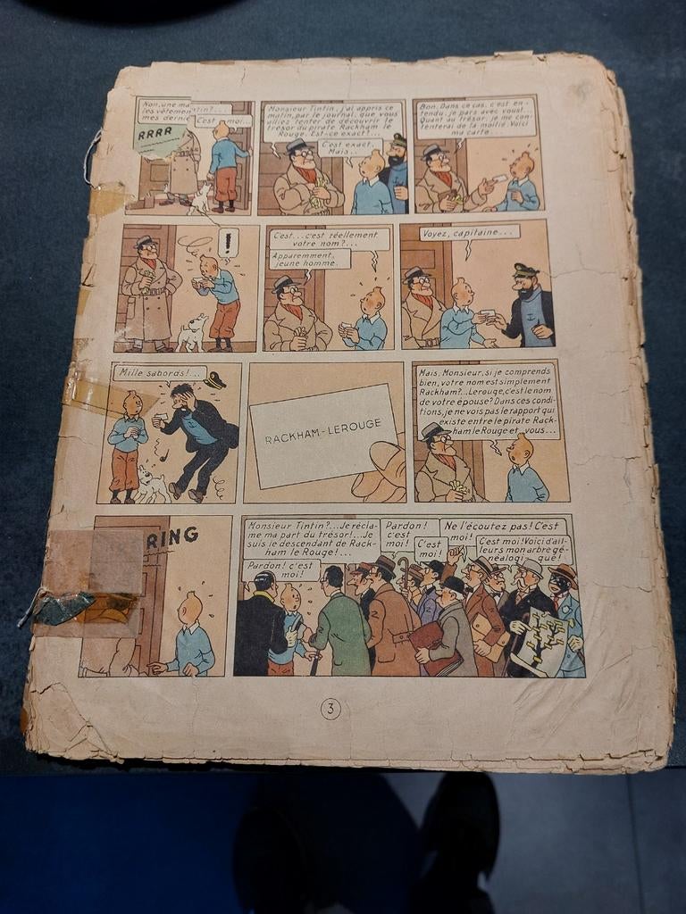 Tintin, Enlèvement ou Envoi