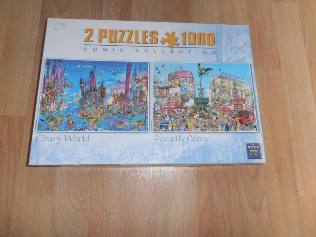 Puzzel Comic collection 2 x 1000 stukjes, Enlèvement
